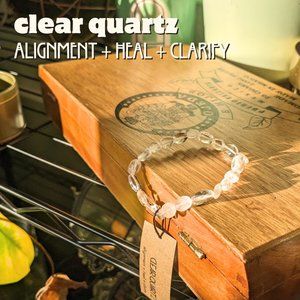 Clear Quartz Gemstone Bracelets